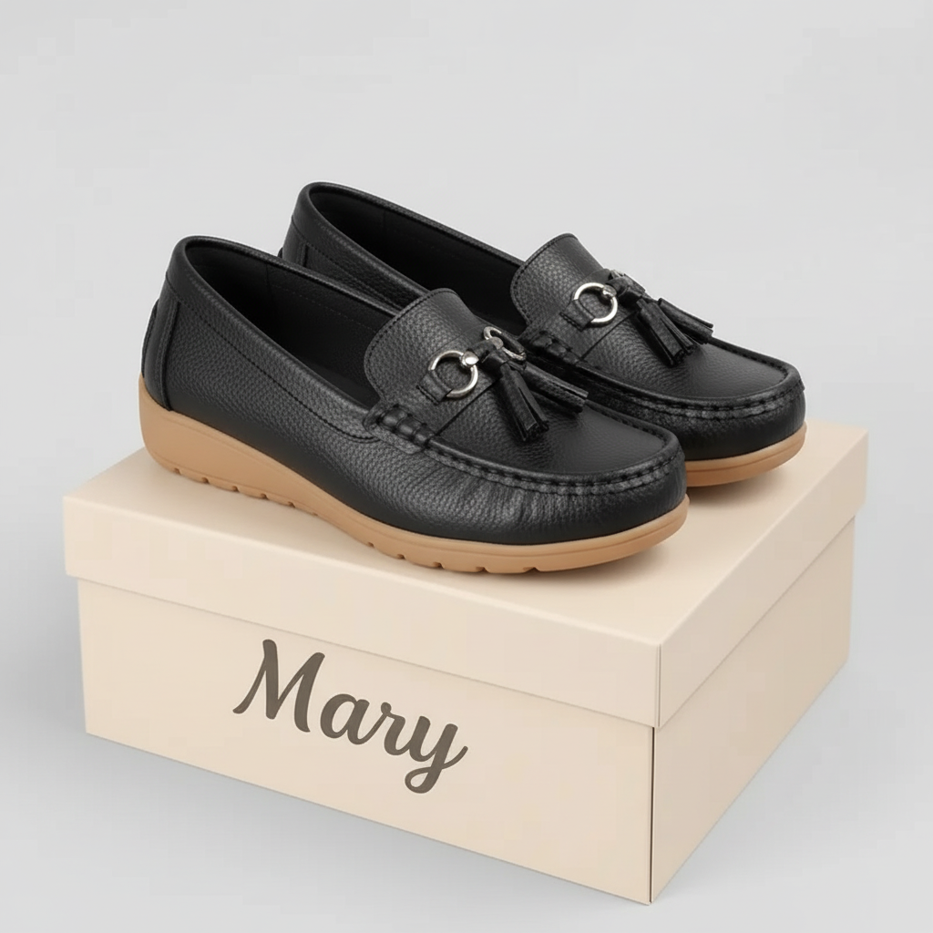 Mocassin Orthopédique en Cuir - Mary