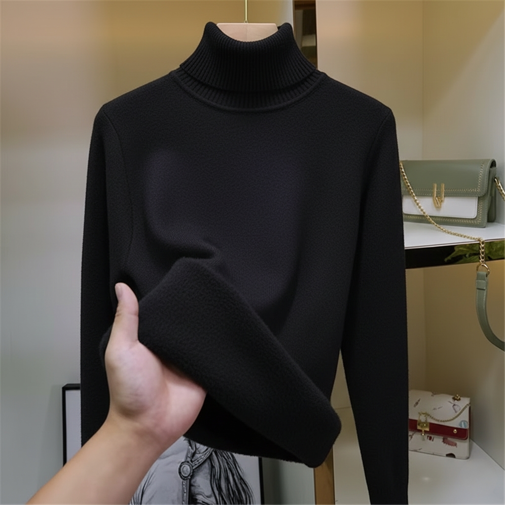 Pull col roulé polaire pour femme Karen