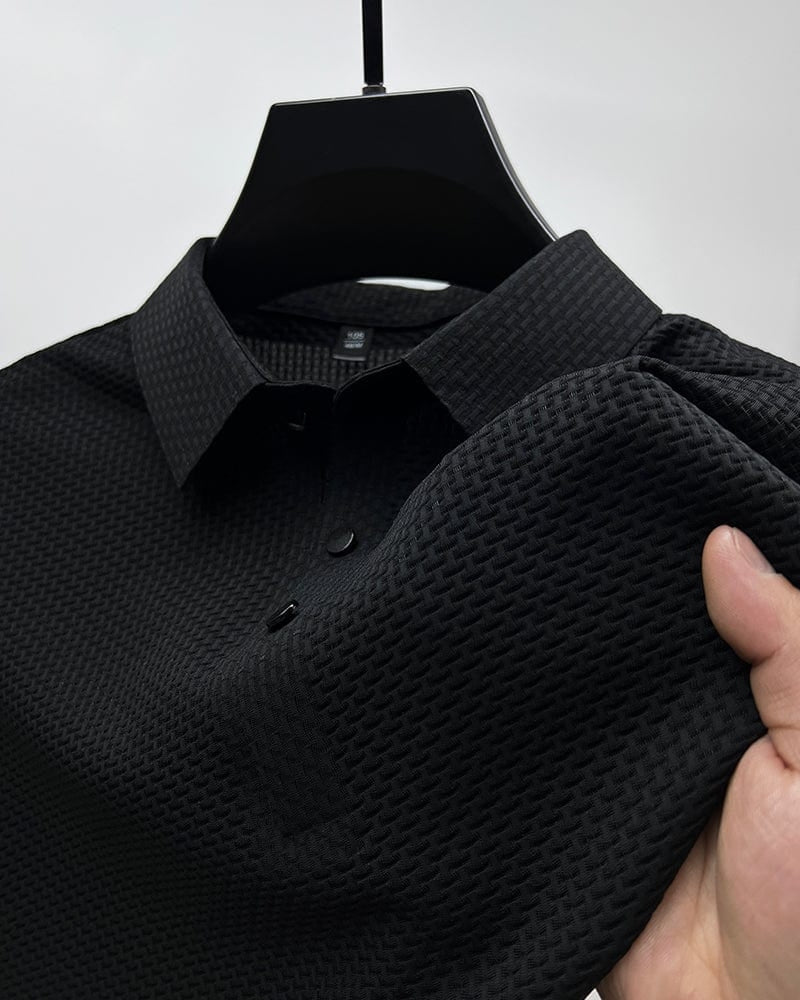 Polo Homme Texturé et Extensible