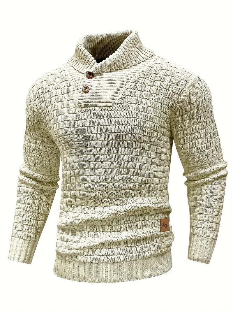 Pull en Maille à Col Châle Homme - Auguste