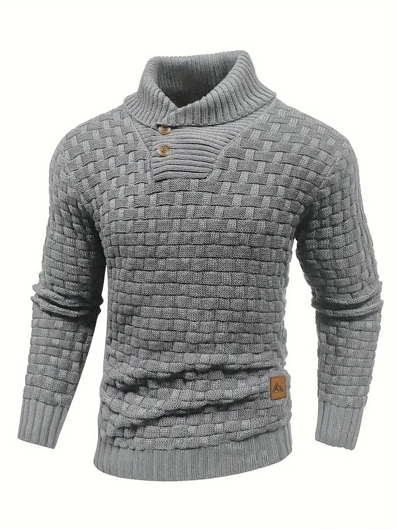 Pull en Maille à Col Châle Homme - Auguste