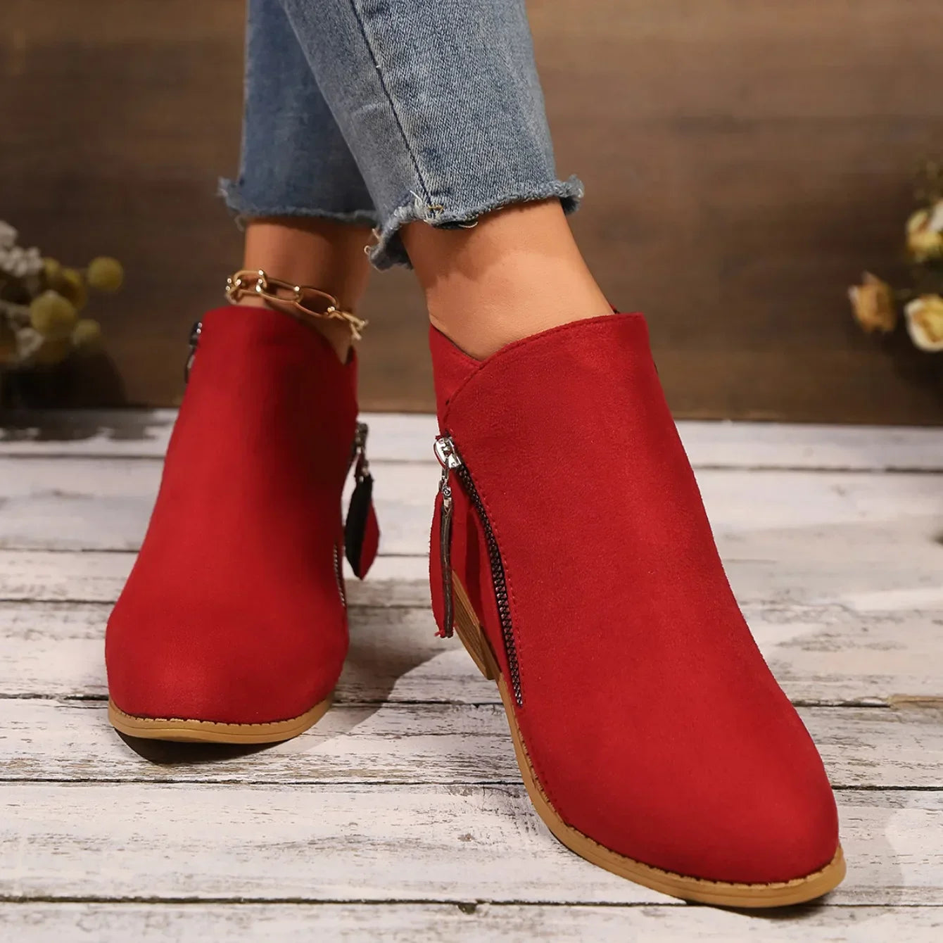 Bottines Courtes Femme - Élégant