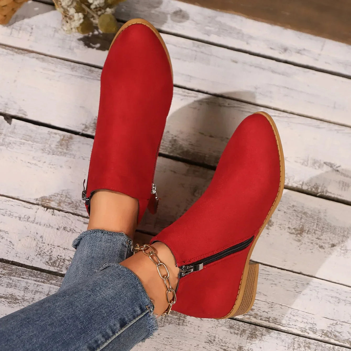 Bottines Courtes Femme - Élégant