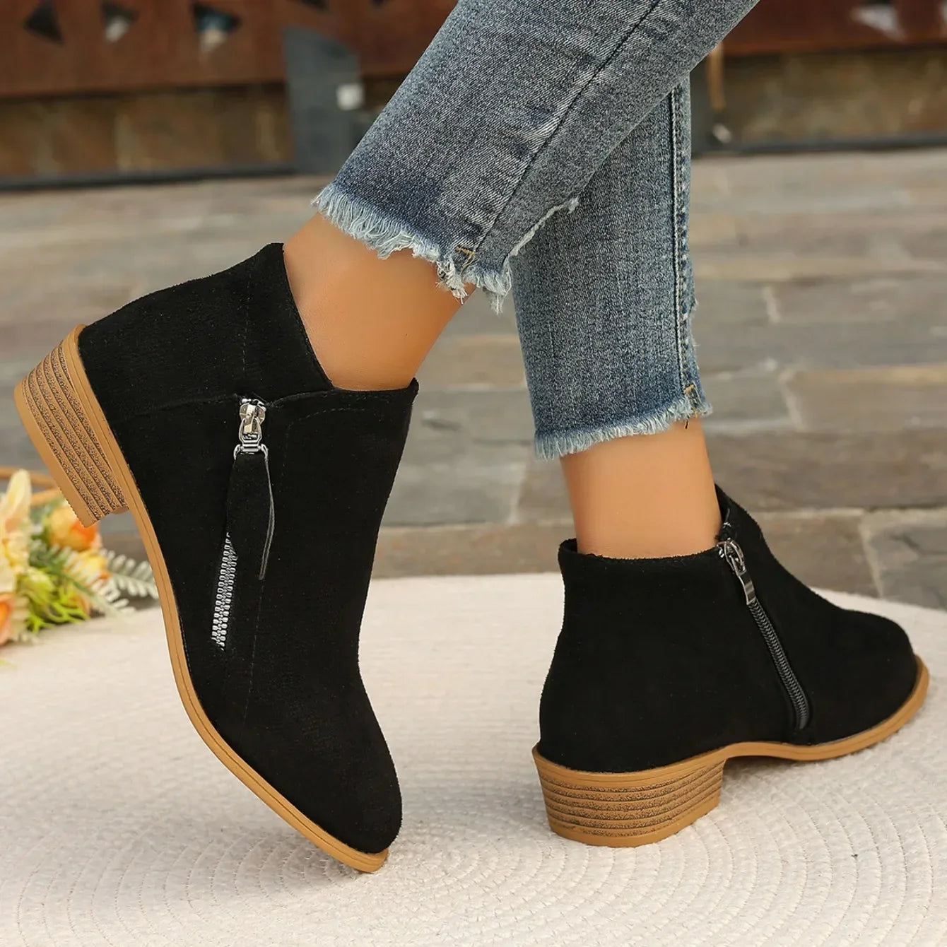 Bottines Courtes Femme - Élégant