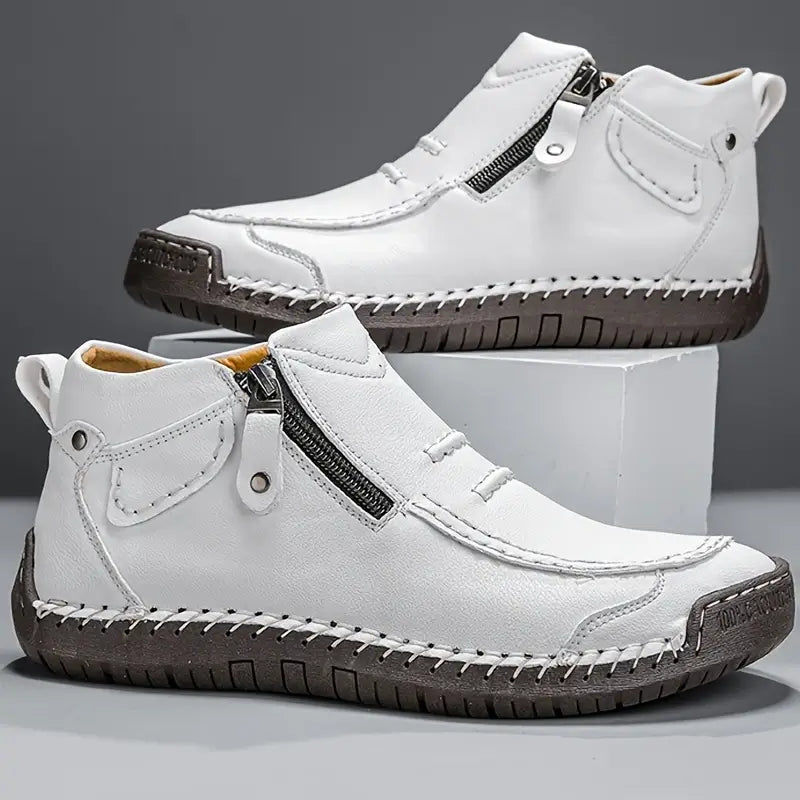 Davos | Bottes en Cuir Fabriquées à la Main – Confort & Durabilité