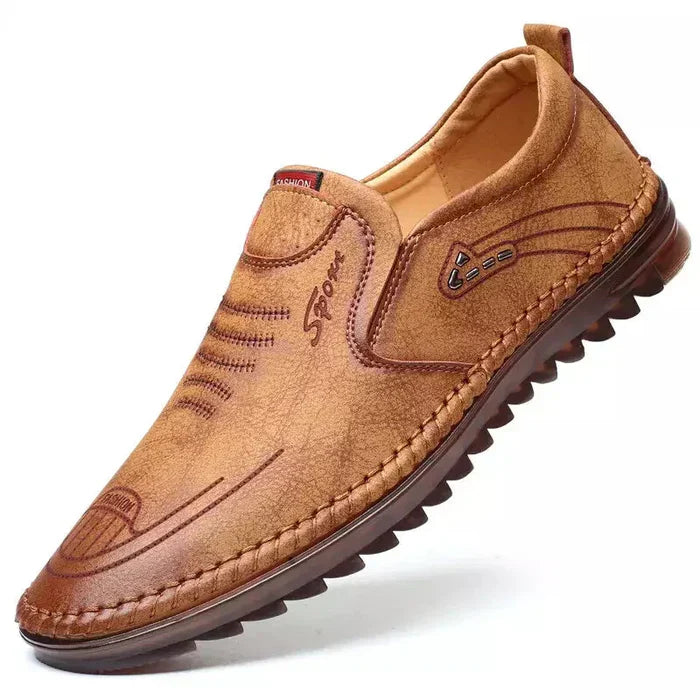Mocassins à enfiler en cuir pour hommes - Richard