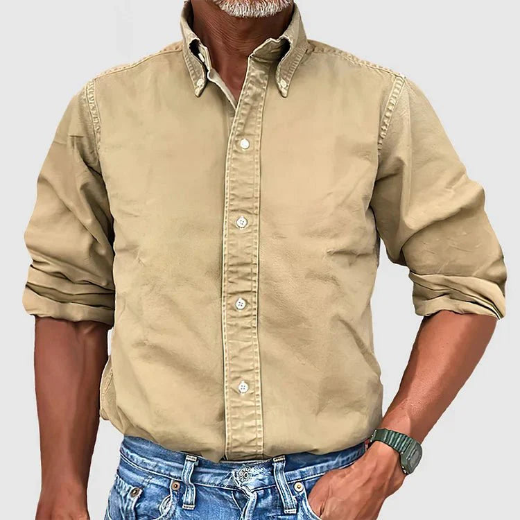 Chemise Homme Casual Manches Longues - Classic Denim