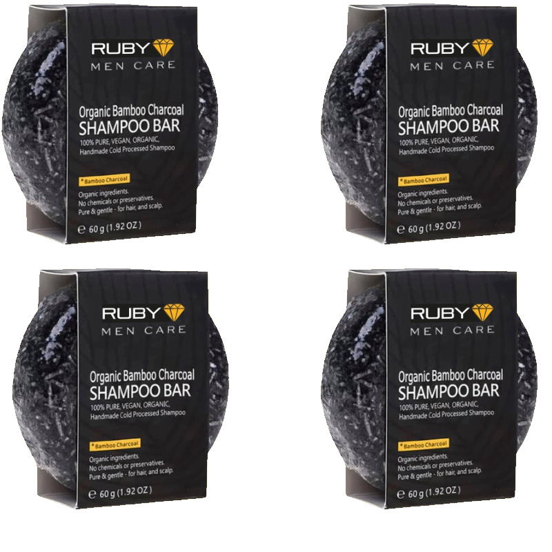 Shampooing Solide au Charbon de Bambou – Ruby