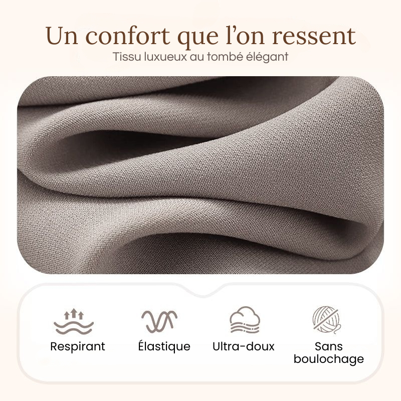 Elena – Ensemble élégant 3 pièces à coupe raffinée (veste, haut et pantalon)