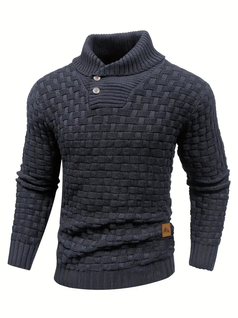 Pull en Maille à Col Châle Homme - Auguste