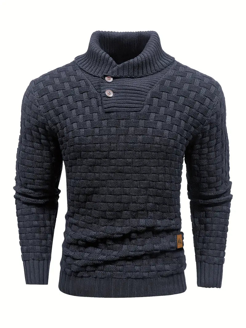 Pull en Maille à Col Châle Homme - Auguste