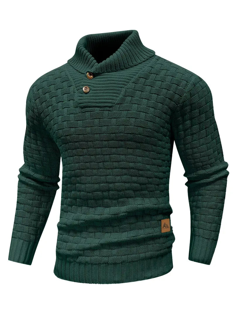 Pull en Maille à Col Châle Homme - Auguste
