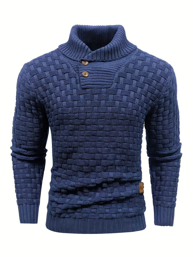 Pull en Maille à Col Châle Homme - Auguste
