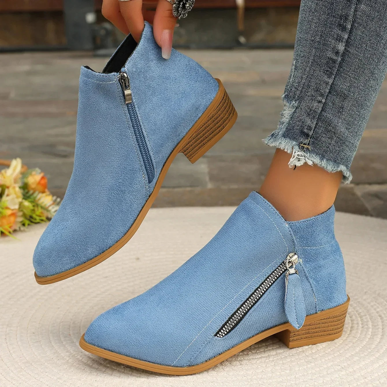 Bottines Courtes Femme - Élégant