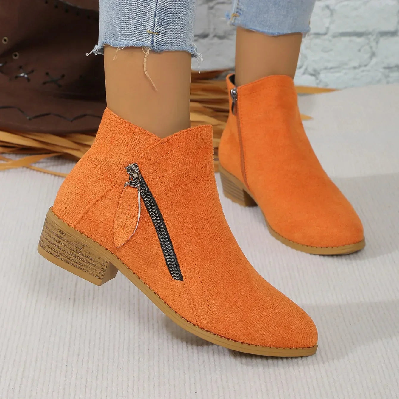 Bottines Courtes Femme - Élégant