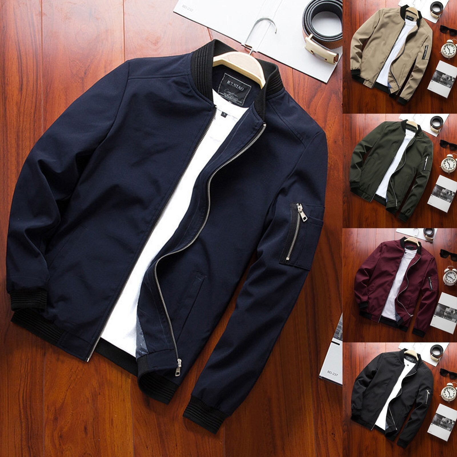Blouson Bomber Moderne Leo