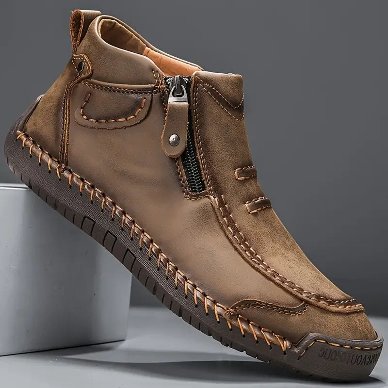 Davos | Bottes en Cuir Fabriquées à la Main – Confort & Durabilité