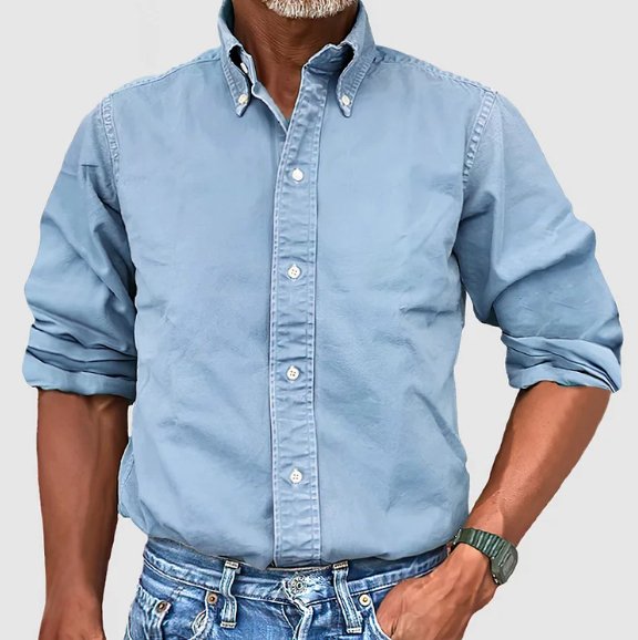 Chemise Homme Casual Manches Longues - Classic Denim